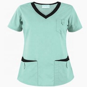 Uniformes Médicos Personalizados con Logotipo, de Buena Calidad y Gran Venta, 100% Algodón, Conjuntos de Uniformes para Personal de Hospital para Mujer - Product Image 3