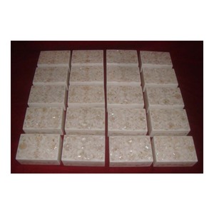 Beautiful High Quality White Marble With Awesome <b>Floral</b> Art Inlay Rectangular Shape Jewelry <b>Storage</b> <b>Boxes</b> for Gift Purpose - Product Image 1