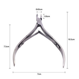 Custom Private Logo High Quality Titanium Clipper <b>Nail</b> Cutter <b>Scissors</b> Set Best Seller Professional <b>Nail</b> Cuticle Nippers - Product Image 2