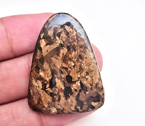 Bronzite-cabujones de bronce para joyería, piedras preciosas de color marrón, para todo tipo de joyería, mezcla de formas para el diseño de joyería, precio al por mayor - Product Image 6
