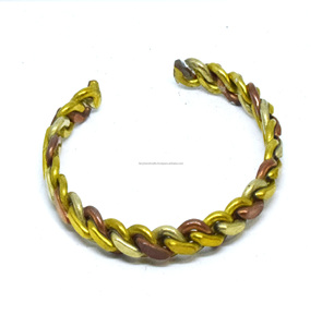 2025 pavo bronce latón 20mm estilo coreano Navidad hecho a mano oro joyería brazaletes gótico Festival pulsera Dubai brazaletes brazalete - Product Image 1
