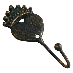 Clothes Metal Design <b>Coat</b> <b>Hook</b> and Hanger Wall Decor Painted for Hanging Small Vintage Single Clothes <b>Coat</b> Hat <b>Hook</b> - Product Image 1