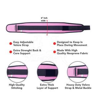 Custom Logo Fitness Weightlifting <b>Training</b> <b>Weight</b> Lifting Belt Adjustable Neoprene Gym <b>Weight</b> Lifting Belt - Product Image 5