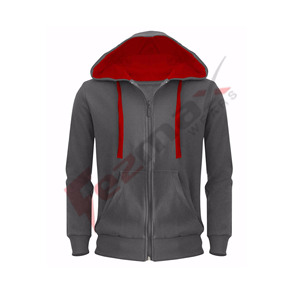 100% Cotton Anti-Shrink Knitted <b>Hoodie</b> 80% Cotton 20% Polyester Solid Pattern Poly Cotton Fleece - Product Image 2
