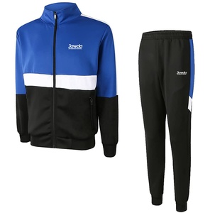 Costumes de jogging en molleton de coton XL pour hommes, logo personnalisé, vêtements de sport de fitness à fermeture éclair complète, survêtement d'hiver de grande taille pour adultes, vente en gros - Product Image 5