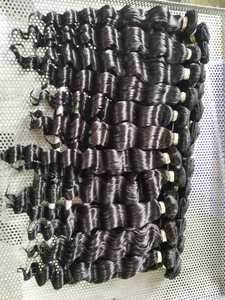 100% ยังไม่ได้ผ่านกระบวนการเกรด12A ดึงสองล่อนวิหารดิบแบบบราซิลเลี่ยนผมหยิกหยักศกแบบธรรมชาติหยิกเป็นลอนแบบหยิกมาก - Product Image 2