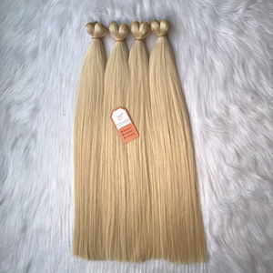 Blonde Vietnamien Remy Extensions de Cheveux Humains 100g Toutes Les Couleurs Convient Grand Stock Expédition Rapide Réel Trame Bundle de Cheveux - Product Image 6