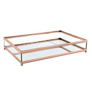 Bandeja de servicio de espejo de artículos de hotel y restaurante de lujo Plato de servicio de lujo de diseñador más vendido con color personalizado - Product Image 4