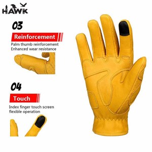 Gants de course de moto en cuir, 100%, gants d'équitation, bonne qualité, au meilleur prix - Product Image 3