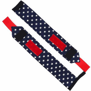 Customized Size Professional Gym Weightlifting Wrist Wraps Lifting <b>Straps</b> Unisex Nylon Plastic Appropriate Price with Logo - Product Image 2