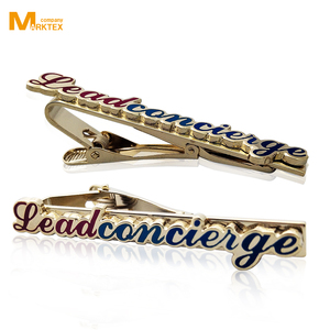 Copper stamped soft enamel tie bar manufacturer - Product Image 1