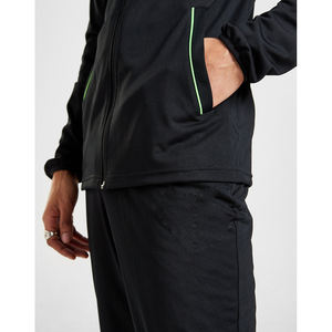 Custom wholesale cotton polyester blend tech fleece mens fitted <b>tracksuit</b> slim fit <b>plain</b> <b>tracksuits</b> - Product Image 6