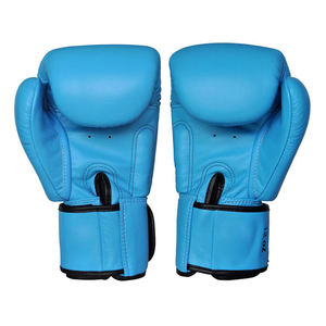 Gants de boxe thaïlandaise en cuir de haute qualité, tailles personnalisables 8oz-16oz et poignet à scratch pour le kickboxing et le combat - Product Image 3