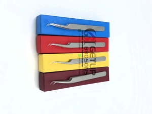 แหนบต่อขนตา45องศาพร้อมโลโก้ตามสั่งอุปกรณ์เสริมความงาม - Product Image 3