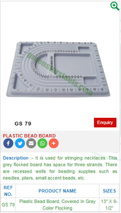 PLASTIC <b>BEAD</b> <b>BOARD</b>|GS JEWELLERY MAKING TOOLS - Product Image 2