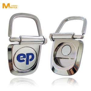 Porte-clés à pièces avec chariot en métal rempli, nouveau, personnalisé, taille européenne, dollar, couleur - Product Image 2