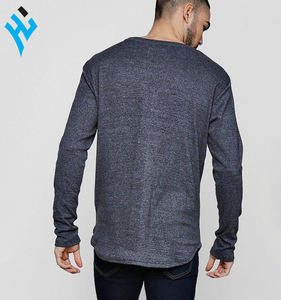 Camiseta de manga larga con cuello redondo para hombre, ropa deportiva ajustada para gimnasio, novedad - Product Image 2