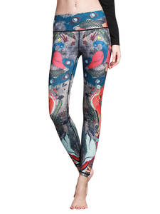 Leggings de sport pour femmes, exclusifs, de qualité supérieure, bio, extensibles dans 4 directions, pantalon de sport, vêtements de fitness, en provenance du Bangladesh - Product Image 5