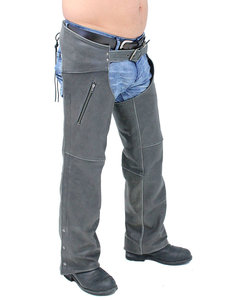 Chales de cuero de dos tonos con forro de nailon para hombre y mujer, para montar a caballo, carreras, completos, personalizados, para motocicletas - Product Image 6