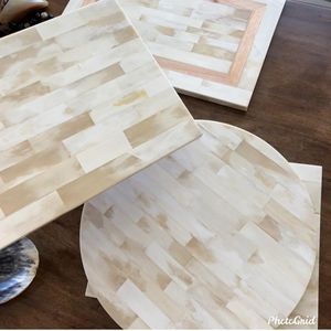 Plateau de service MOP poli avec incrustation d'os Style de décoration de la maison Animal Natural Crafts for Gulf UAE Dubai Oman - Product Image 2