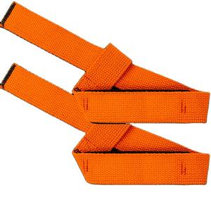 Precio barato al por mayor 24 "correas de elevación de algodón de largo con soporte acolchado de neopreno logotipo personalizado gimnasio Power Lifting muñequeras - Product Image 1