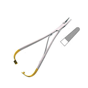 Alta calidad 24cm/9 1/2 \ "Mathieu TC alicates ortodoncia Dental instrumentos quirúrgicos soportes de agujas de ortodoncia pinzas de acero - Product Image 1
