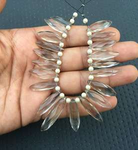 Gema de cuarzo ahumado Natural, 21 piezas, facetadas, forma de marquesa, cuentas para fabricación de joyas, piedra Popular marrón 2020 - Product Image 2