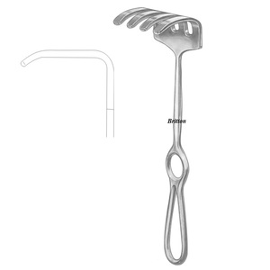 Rétracteur chirurgical OLLIER 22.5 CM de la plus haute qualité avec lames de courbure 36X60 MM Prix réduits Source d'alimentation manuelle - Product Image 1