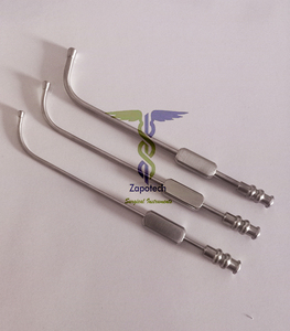 Tubo de Succión Manual de Acero Inoxidable para Seno Nasal - Product Image 3