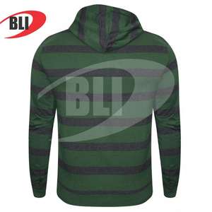 Sudaderas con cremallera para hombre Sudaderas con capucha de lana de algodón completo Personalizaciones Logotipo de marca Sudadera con capucha lisa en blanco para unisex - Product Image 3