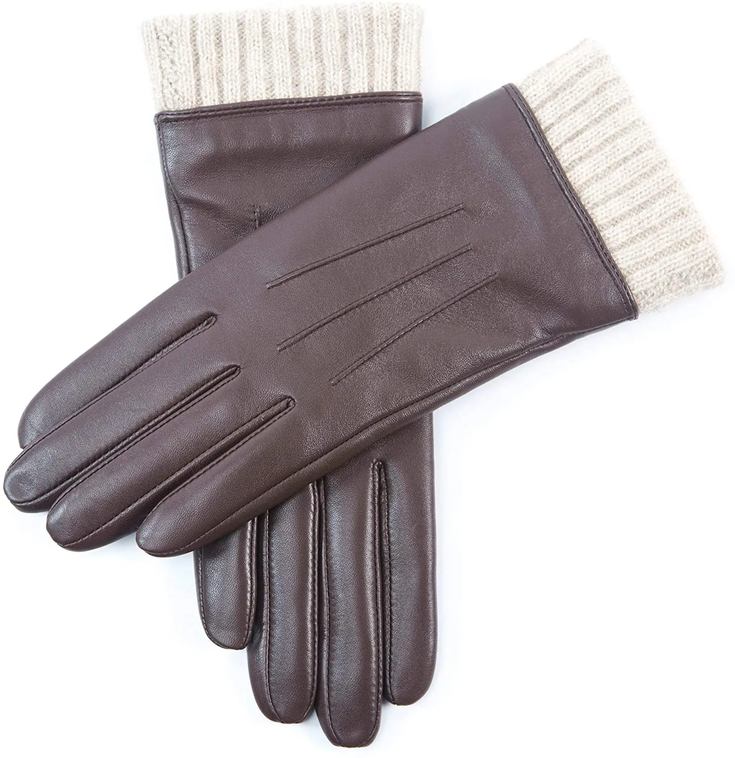 最高品質の冬用手袋女性用冬用手袋革製