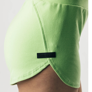 Pantalones cortos deportivos de cintura alta para mujer, demanda de los clientes, último diseño, servicios ODM, pantalones cortos elásticos para mujer con etiqueta personalizada más vendidos - Product Image 3