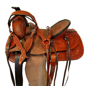 Sillín de barril de cuero genuino de alta calidad Y & Z, equitación inglesa de calidad Premium, precio de venta completo disponible, caballo ecuestre - Product Image 1