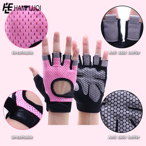 wholesale Workout Gym <b>Gloves</b> Weight lifting Black <b>Sports</b> <b>Glove</b> Half Finger - Product Image 3