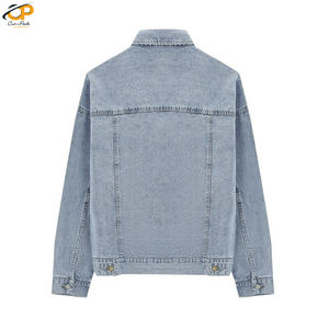 Blouson en jean pour hommes, vêtement d'extérieur, Vintage, ample, surdimensionné, à la mode, printemps-automne 2022 - Product Image 6