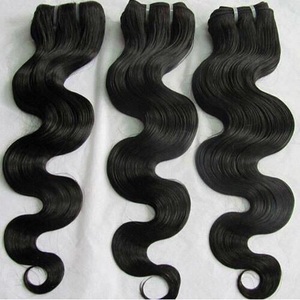 ส่วนต่อผมมนุษย์หยิกหยักตรงดิบบริสุทธิ์อินเดียมนุษย์ผมสาน - Product Image 1