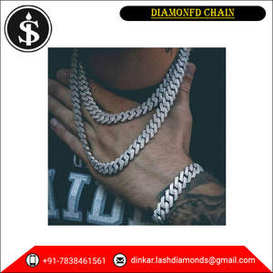 โซ่ประดับด้วยเพชรธรรมชาติแท้คุณภาพระดับพรีเมี่ยมสินค้าใหม่จากผู้ส่งออกอินเดีย - Product Image 5