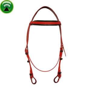 Cuerda de caballo roja personalizada, transpirable, pvc, elegante, halter - Product Image 2