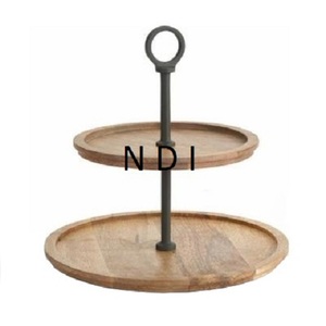 แท่นวางเค้กสำหรับงานแต่งงานที่วางเค้กโลหะแบบกลมชุบเงิน - Product Image 6