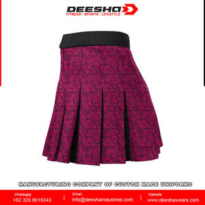 Vente en gros d'uniforme de pom-pom girl personnalisé unisexe en polyester jupe plissée design imprimé OEM service pour adultes taille XXXS pour l'école - Product Image 4