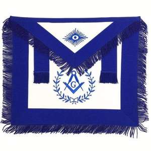 Conjunto de Regalia masónica de masón de alta calidad, delantal masónico, cuello, puños, bordado para Master Mason Lodge, accesorios - Product Image 5