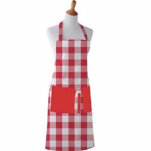 100% Organic Cotton GOTS Certified <b>Apron</b> Embroidered Jacquard Weave With Custom Logo <b>Cross</b> Strap <b>Back</b> For Restaurant Uniform Use - Product Image 6