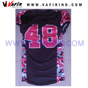 Tackle twill uniforme de fútbol americano 2025 venta al por mayor personalizado sublimado fútbol americano Jersey vafir - Product Image 6