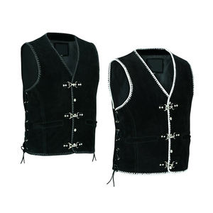 Chaleco de cuero para hombre, personalizado, profesional - Product Image 1