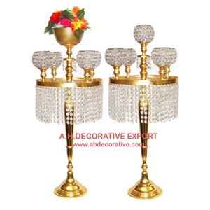 Christmas Lighting Decorative Metal <b>Candelabras</b> Made With Aluminum Casting Hot Selling Luxury Design Metal <b>Candelabra</b> - Product Image 2