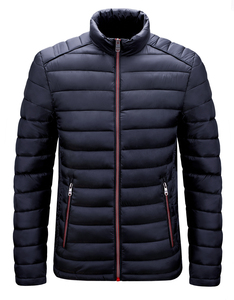 Plaine Personnalisé Conception En Nylon Tissu Rembourré Vestes Pour Hommes Manteaux D'hiver Coton Homme - Product Image 2