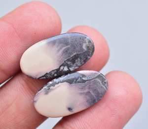 Cabujones de porcelana Natural, piedras preciosas de porcelana, lote de pendientes, piedra suelta - Product Image 4