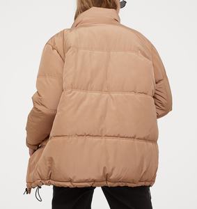 Veste matelassée légère pour femme avec col montant et manteau isolé chaud à l'avant zippé pour les voyages en plein air ou un usage quotidien - Product Image 2