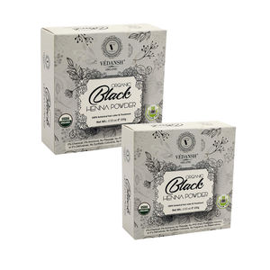 100g 100 poudre de henné et d'indigo naturel pour les mains couleur de cheveux noirs pour tous les âges avec de la poudre noire d'indigo de qualité supérieure - Product Image 1