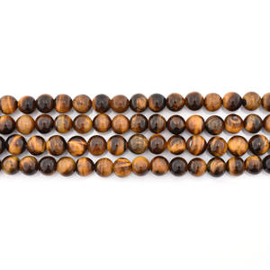 Ingrosso involucro <span class=keywords><strong>di</strong></span> perline naturale fresco fatto a mano gioielli <span class=keywords><strong>giallo</strong></span> <span class=keywords><strong>occhio</strong></span> <span class=keywords><strong>di</strong></span> <span class=keywords><strong>tigre</strong></span> rotondo <span class=keywords><strong>di</strong></span> pietra sciolta per la creazione <span class=keywords><strong>di</strong></span> gioielli - Product Image 1